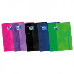 Oxford Classic EuropeanBinder Carpeblock Archivador con Recambio A4+ Colores Surtidos