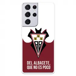 Funda Licencia Oficial Albacete Balompié Escudo Del Albacete que no es poco para Samsung Galaxy S21 Ultra