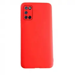 Oppo Funda Silicona Roja para A52/A72