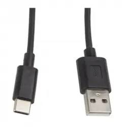 Lanberg Cable USB-C a USB-A 2.0 Macho/Macho 1m Negro