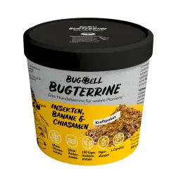 BugBell BugTerrine Insectos Adultos, Plátano y Semillas de Chía - 100 g