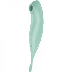 Satisfyer Twirling Pro+ Succionador Y Varita Vibradora Con App Connect - Verde