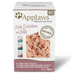 Pack mixto Applaws Cat Pouch en gelatina para gatos 12 x 70 g - 3 variedades