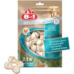 8en1 Dental Delights Xs Value Bag 21pcs Huesos Para Masticar Perros