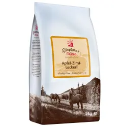 Stephans Mühle snacks con sabor a manzana y canela para caballos - 1 kg