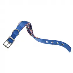 Collar Nylon Daytona C Blue para perros Ferplast, Tallas 27 - 35 Cms