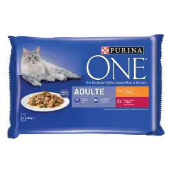 Purina ONE Adulto - Con pollo y vacuno (12 x 85 g)