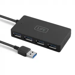 1Life usb:hub 4 HUB 4 Puertos USB 3.0