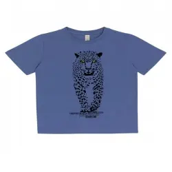 Camiseta niño/a jaguar color Azul