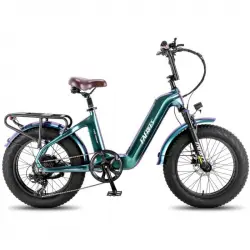 Fafrees F20 Master Bicicleta Eléctrica 500W Batería 1080Wh Autonomía 110km Aurora Verde