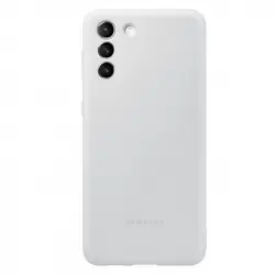 Samsung Silicone Cover Funda Gris para Samsung Galaxy S21 Plus