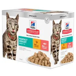 Hill’s Feline Adult Perfect Weight Multipack Sobres