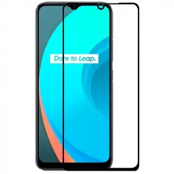 Cool Protector Pantalla Cristal Templado para Realme C11 FULL 3D Negro