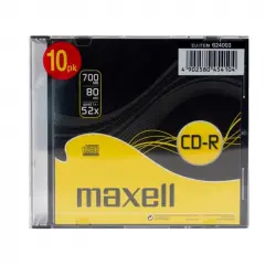 Maxell MAX-CRD19SC CD-R 700MB 10 Unidades