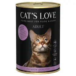 Cat's Love 6 x 400 g comida húmeda para gatos - Pescado y Pollo