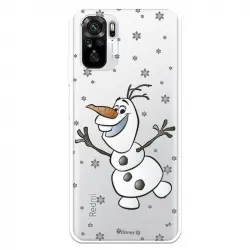 Funda Oficial de Disney Olaf Transparente Frozen para Xiaomi Redmi Note 10