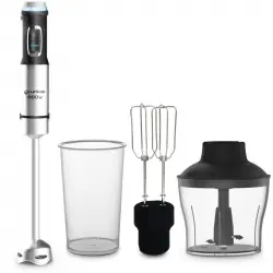 Grunkel MP-1500TITANSET Batidora de Mano con Accesorios 1500W Acero Inoxidable
