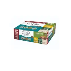 Naturo adult multipack grain free alimento húmedo sabor variado para perros