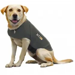Camiseta Antiansiedad Para Perros M Gris 2016 Thundershirt