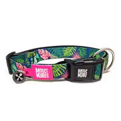 Collar Max & Molly Tropical con Smart ID para perros - Talla L: 39-62 cm de cuello, 25 mm de ancho