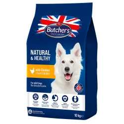 Butcher's Natural & Healthy con pollo pienso para perros - 10 kg