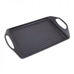 Plancha De Cocina San Ignacio Agros Aluminio Fundido 45 X 27 Cm Negro