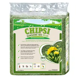 Heno de montaña Chipsi Sunshine Bio Plus - Diente de león ecológico (600 g)
