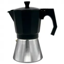 Bastilipo Mokka Induction 12N Cafetera Italiana 12 Tazas Negra