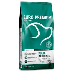 Euro Premium Adult Medium Pollo y Arroz pienso para perros - 12 kg