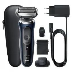 Braun Series 7 71-B1200S Afeitadora de Láminas y Recortadora Seco/Mojado
