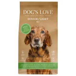 Dog's Love Senior/Light con caza pienso para perros - 2 kg