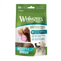 Whimzees Medium Snacks Dentales Naturales para cachorros