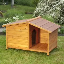 Caseta de madera Spike Special para perros - L: 132 x 85 x 86 cm (L x An x Al)