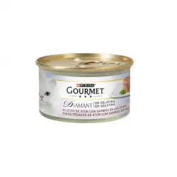 Gourmet Diamant Naturals Atún con gambas lata para gatos