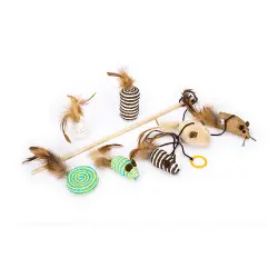 Set Madagascar TIAKI juguete para gatos - Set de 7