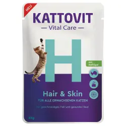 Kattovit Vital Care Hair & Skin con ave en bolsitas - 85 g