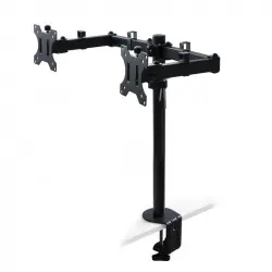 Emuca Soporte Doble Brazo para Monitores 13-32" VESA 100x100 Máx 8Kg