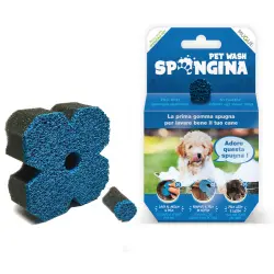 Mugue Spongina esponja de lavado para perros - 10 x 9,5 x 4,5 cm (L x An x Al)