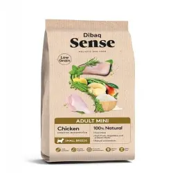 Pienso Dibaq Sense Low Grain para perros minis adulto sabor Pollo