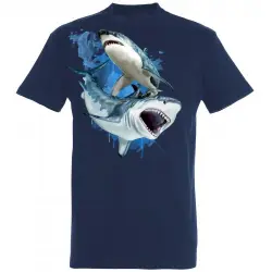 Camiseta Tiburones color Azul