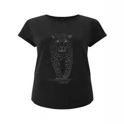 Camiseta de mujer Animal Totem jaguar gris