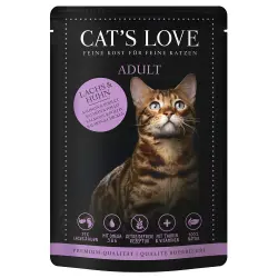 Cat's Love 12 x 85 g comida húmeda para gatos - Salmón y pollo