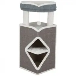 Torre Para Gatos Arma Gris Azul Y Blanco Trixie