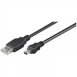 Goobay Cable USB 2.0 a Mini USB Macho/Macho 5m Negro