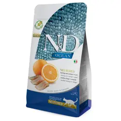 Farmina N&D Gato Esterilizado Arenque y Naranja Adulto - 1,5 kg