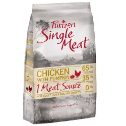 Purizon Single Meat Adult con pollo y calabaza, sin cereales - 12 kg