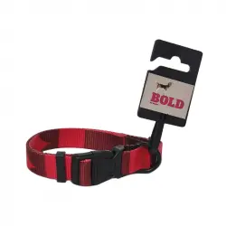 Bold Collar Red Abstract Para Perro, Tallas M