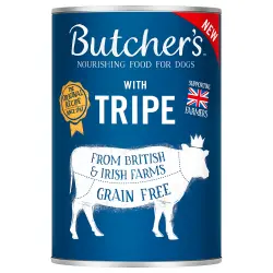 Butcher's Original Grain Free para perros 24 x 400 g - Paté con panza