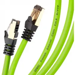 Duronic Cable de Red SFTP Cat8 2m Verde