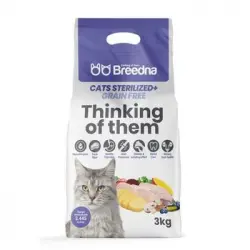 Breedna Cats Sterilized+ Grain Free 3 Kg